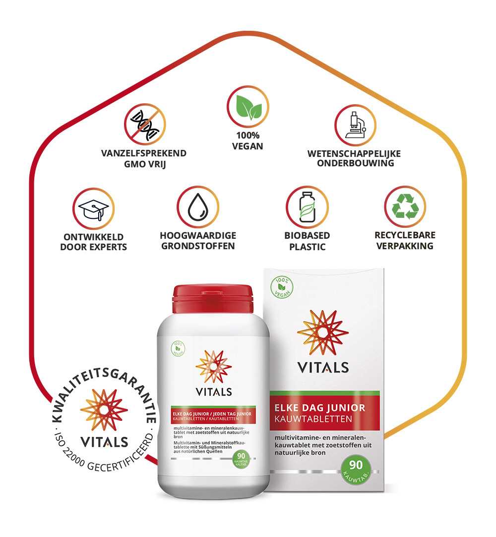 Vitals Elke dag junior (90 kauwtabletten)