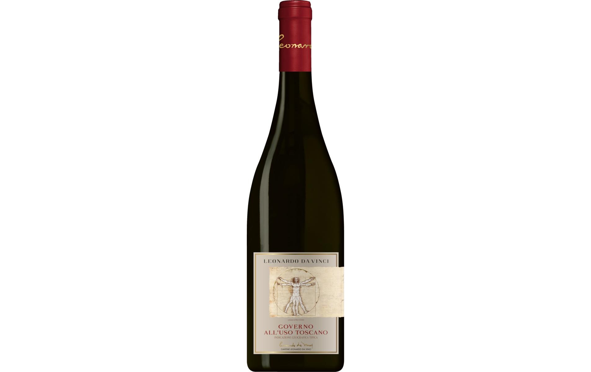 Governo Toscana IGT All`Uso Vitruviano Leonardo 0.75 lDer Rotwein für Deftiges