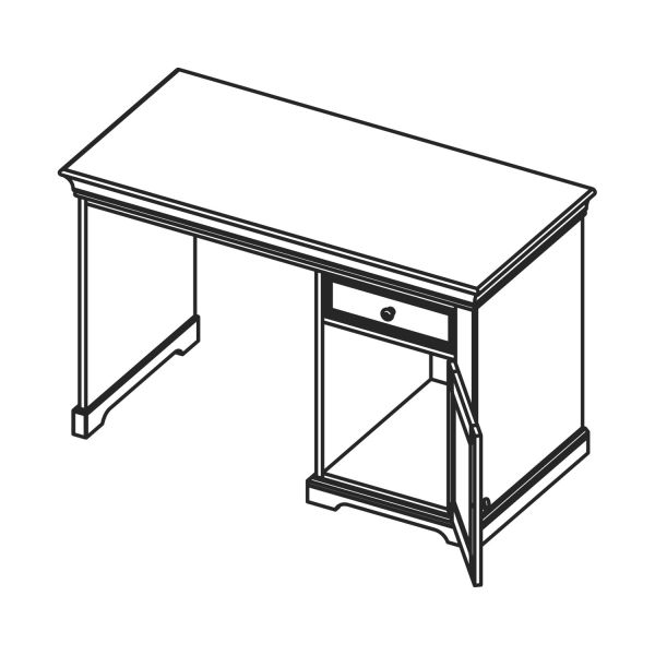 Kidsmill Chateau Bureau Wit