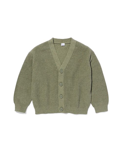 cardigan en maille vert vert