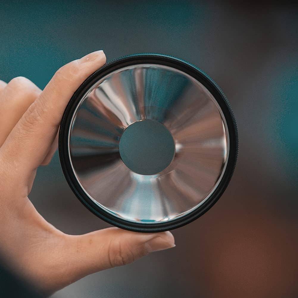 (77mm) K9 Kristall Fotografie Glas Prisma Filter für DSLR Kameras mit Aufbewahrungsetui (Halo Effekt / Tunnelblick)
