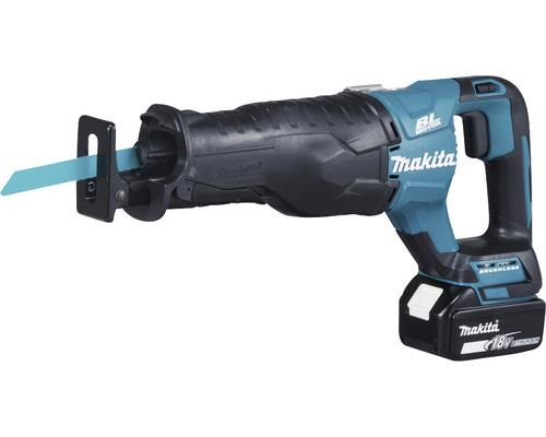 Makita DLX5034T Accu Speciale Set: Slagboormachine/Schroefmachine + Reciprozaag + Cirkelzaag + Haakse Slijper + Lamp inclusief 2 x 5,0 Ah Accu's, Snellader en Draagtas