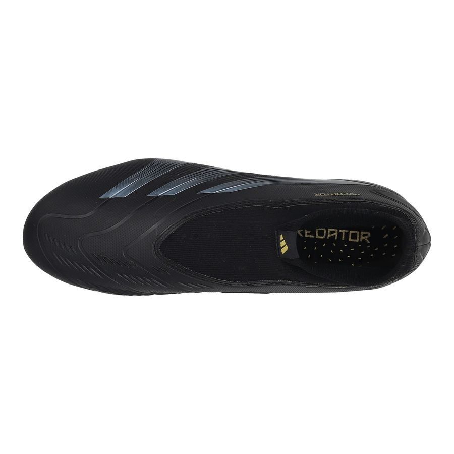 adidas Predator League Laceless FG Dark Spark - Noir/Gris/Doré