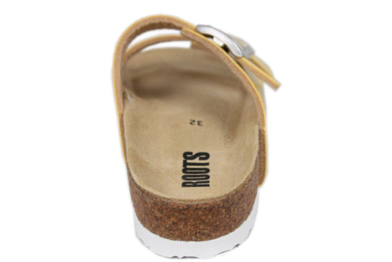 ROOTS SANDAL GUL METALLIC