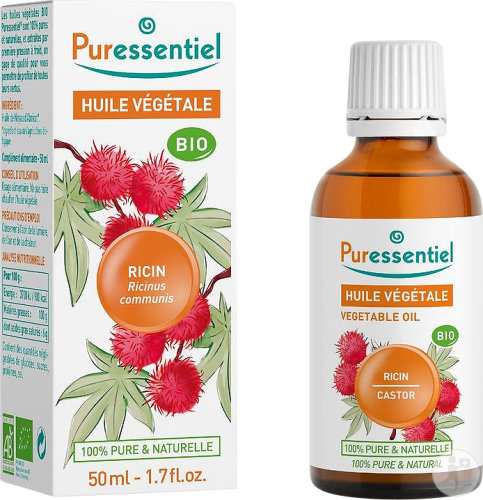 Puressentiel Huile Végétale Ricin Bio Flacon 50ml