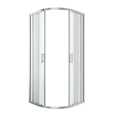 Portes de douche angle circulaire transparent GoodHome Beloya 90 x 90 cm