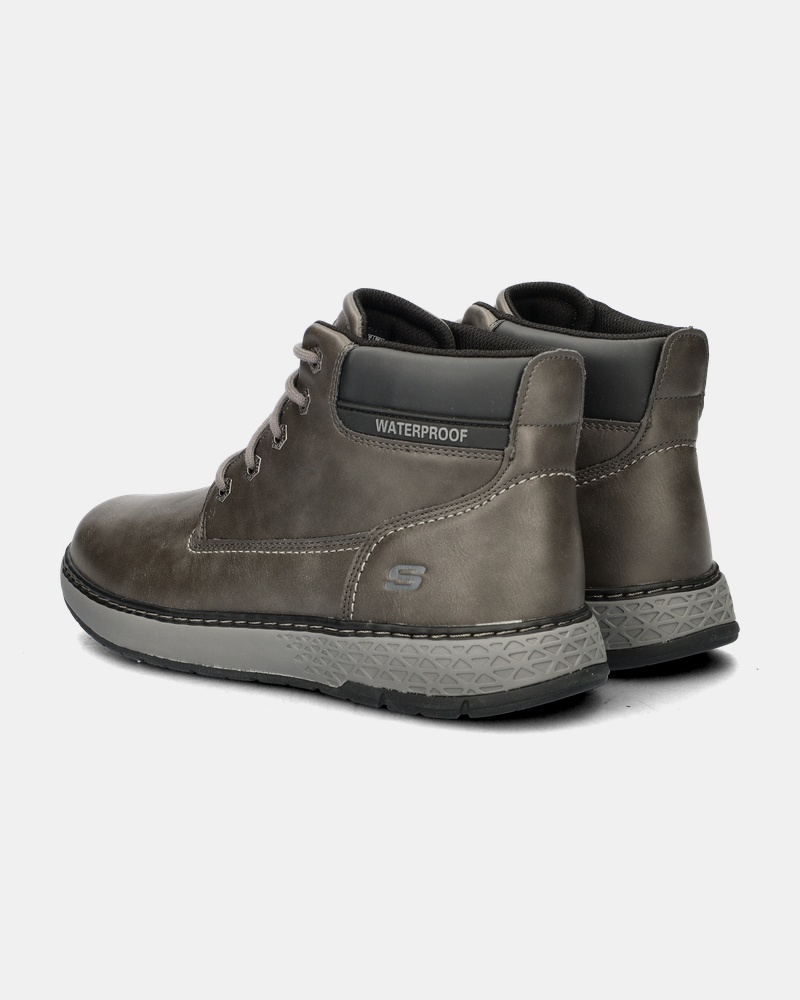Skechers Garlan Veterboots  - grijs