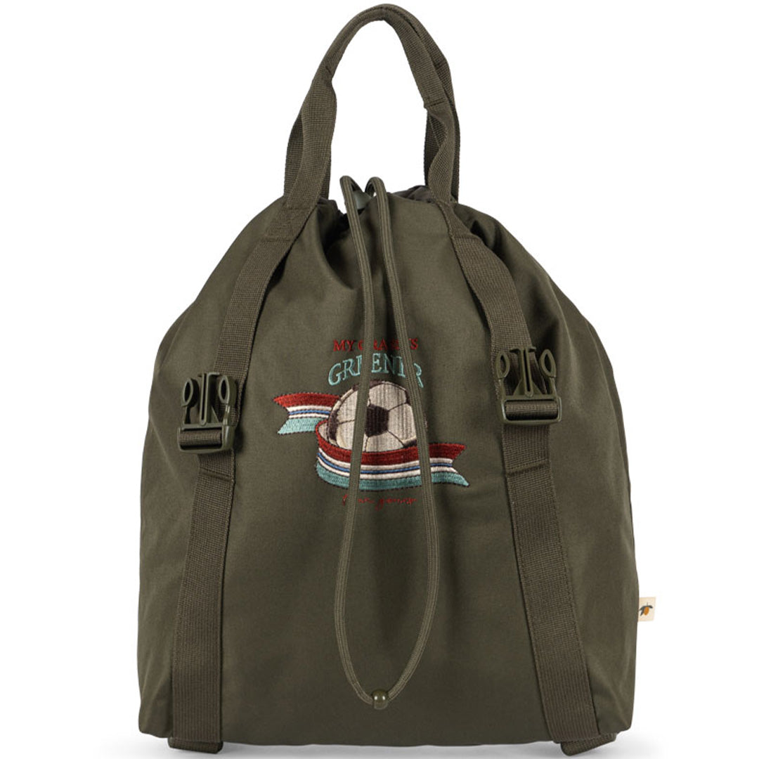 Konges sløjd kinderrugzak clover - kalamata green - 36cm
