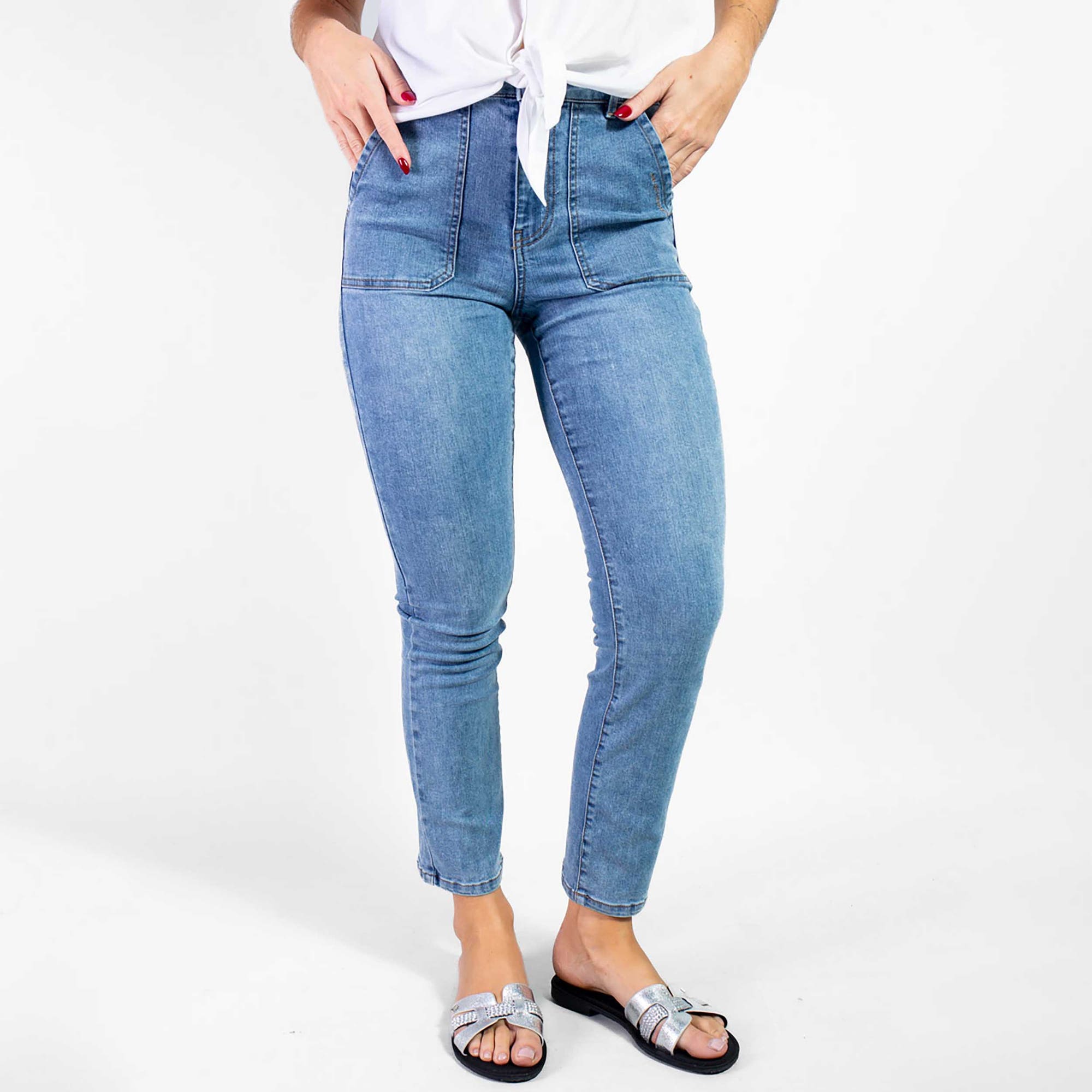 Jean Femme bleu