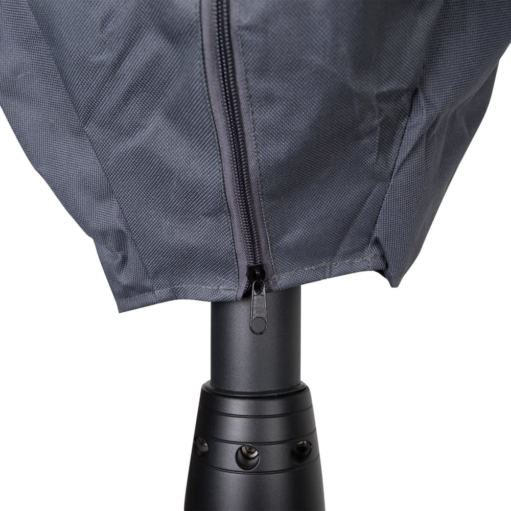 Housse pour chauffage sur pied indus gris
