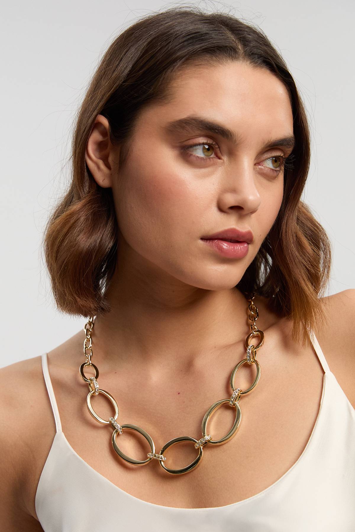 KarenMillen Collier Chaîne Surdimensionnée