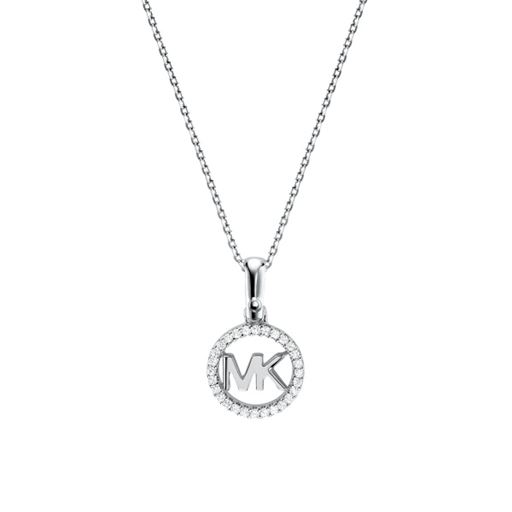 Michael Kors Logo Halskæde, Sølv