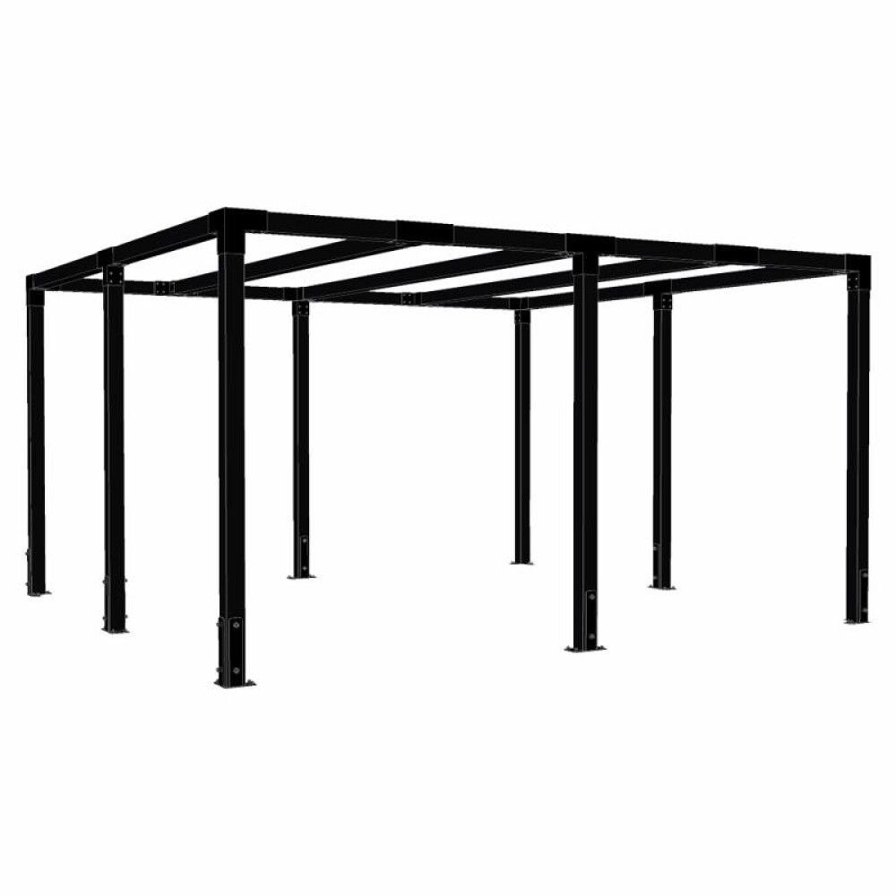 PERGOLA PLUS CUBIC 387X387CM SVART