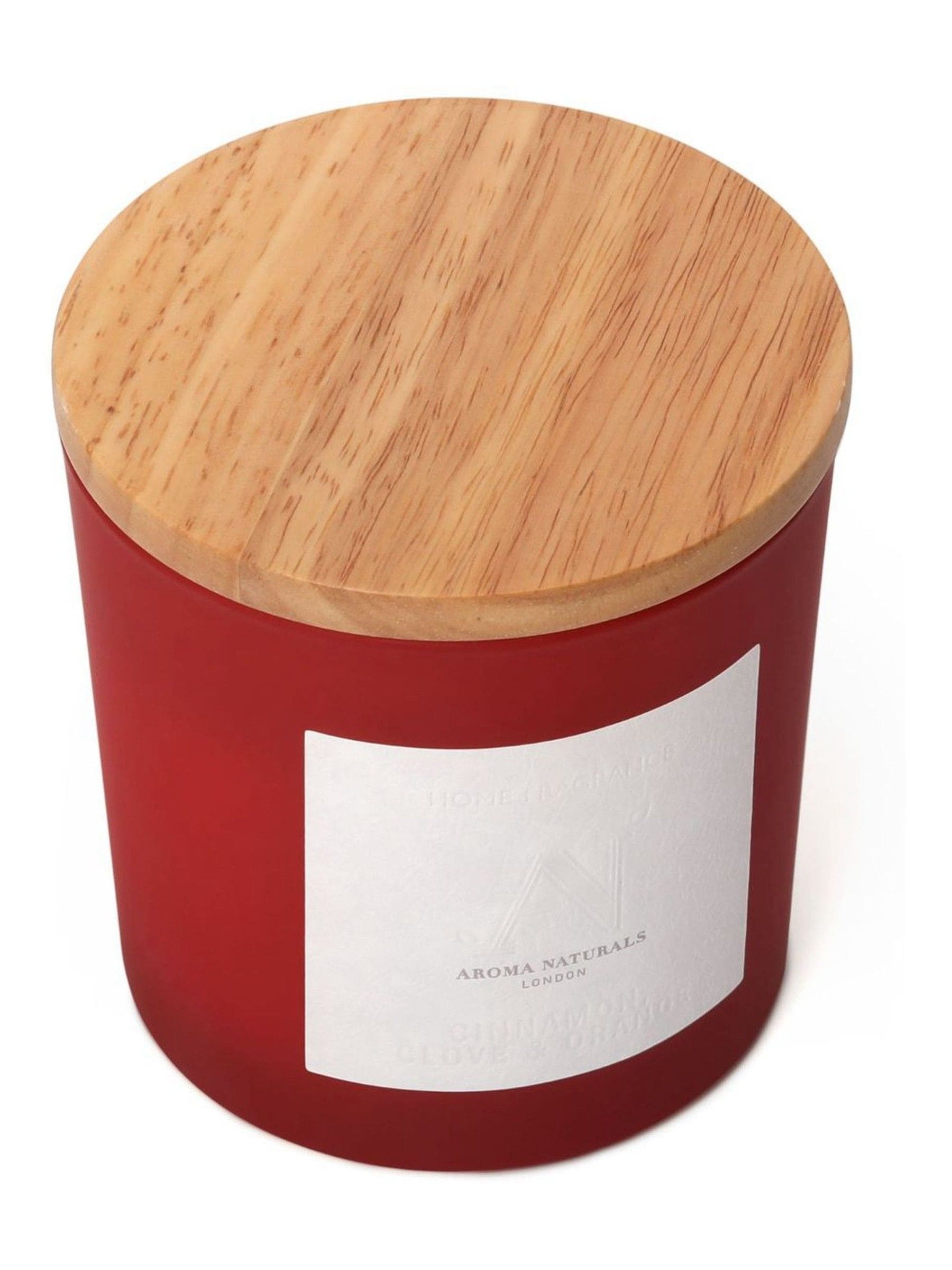 Aroma Naturals Frosted Cinnamon Clove & Orange Candle
