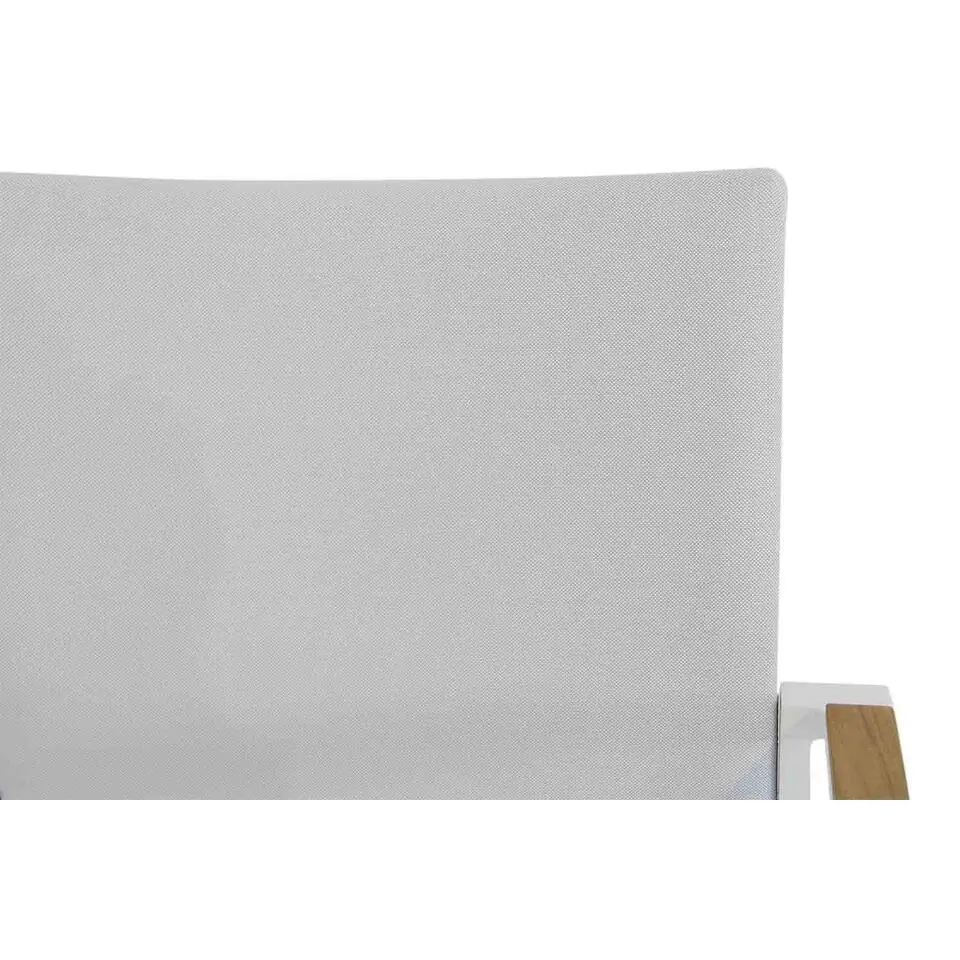 Tuinset 4 personen 180 cm Aluminium/Textileen /Aluminium/textileen Wit