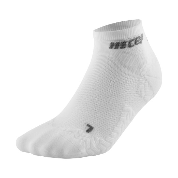 CEP Dame Strømper Ultralight Compression Low Cut Socks Hvid