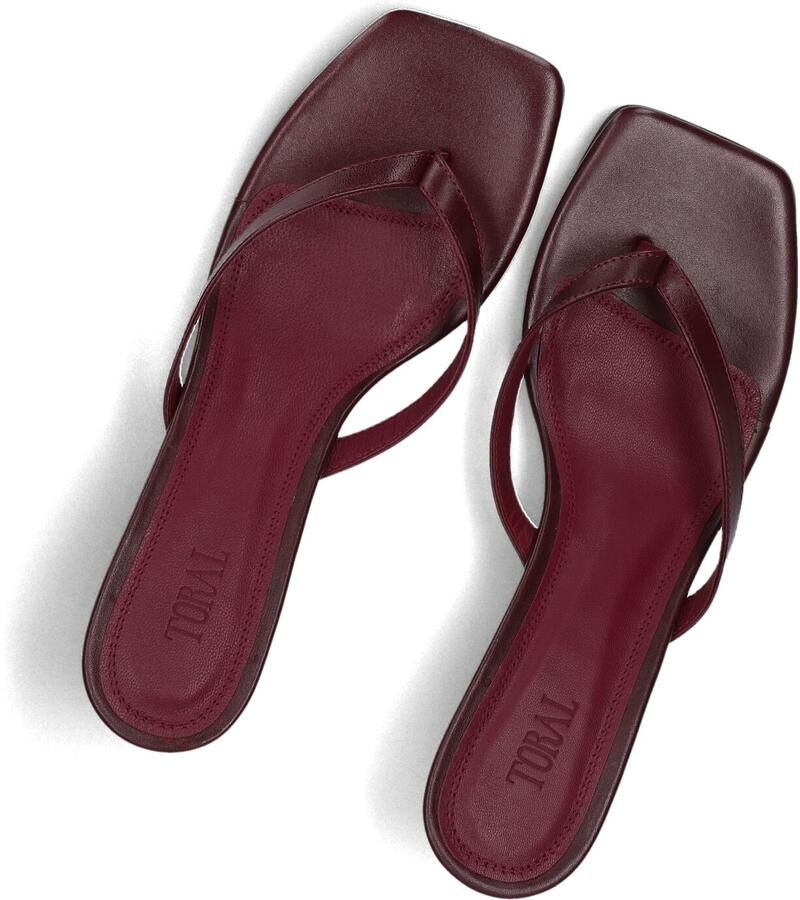 TORAL Muiltjes Dames Rocio Maat: 39 Materiaal: Leer Kleur: Rood