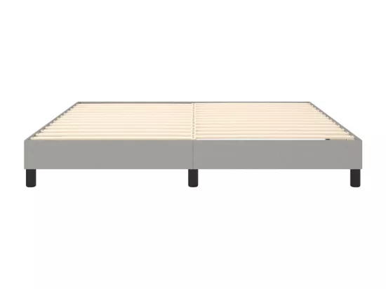 Sommier à lattes de lit Gris clair 180x200 cm Tissu