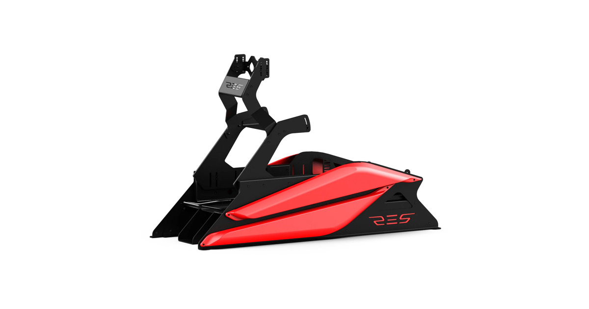 Res-TechGT Monitor Stand Integrated Single monitorarm  (Zwart)