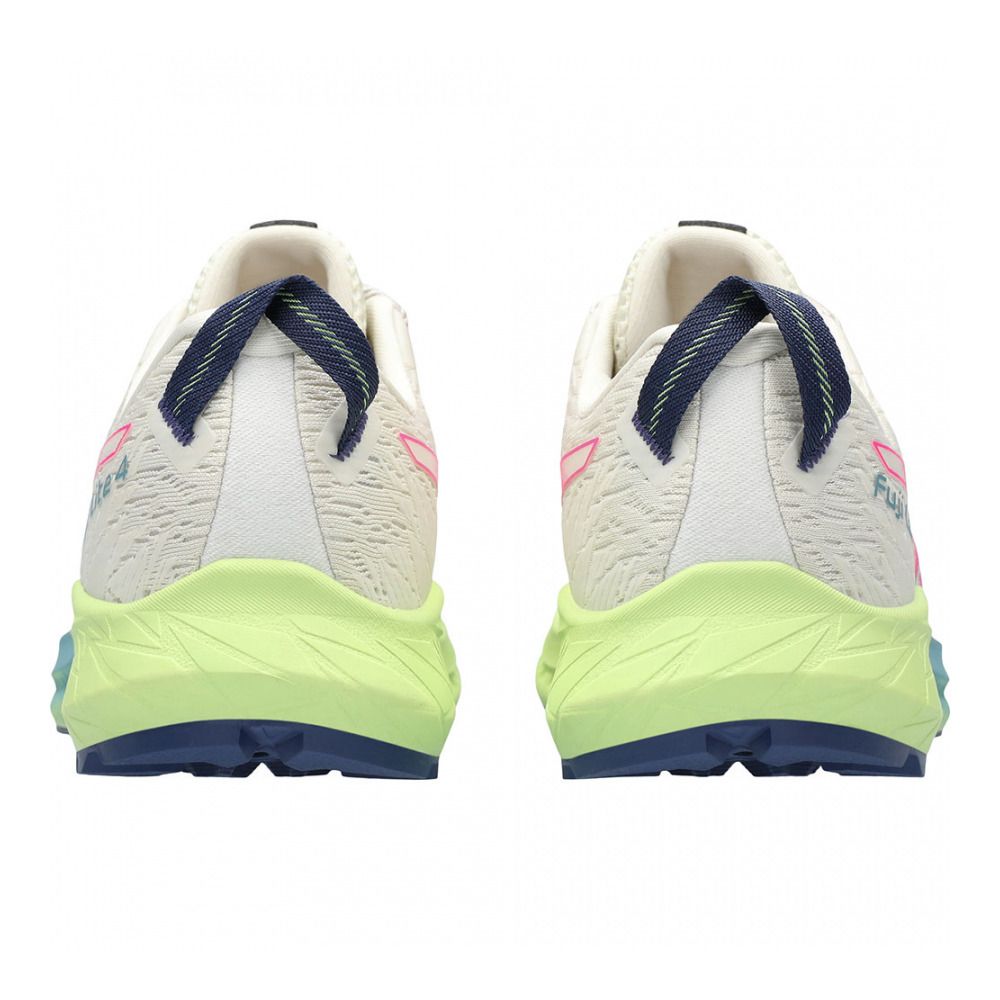 Asics FUJI LITE 4 - Chaussures trail Femme birch/hot pink