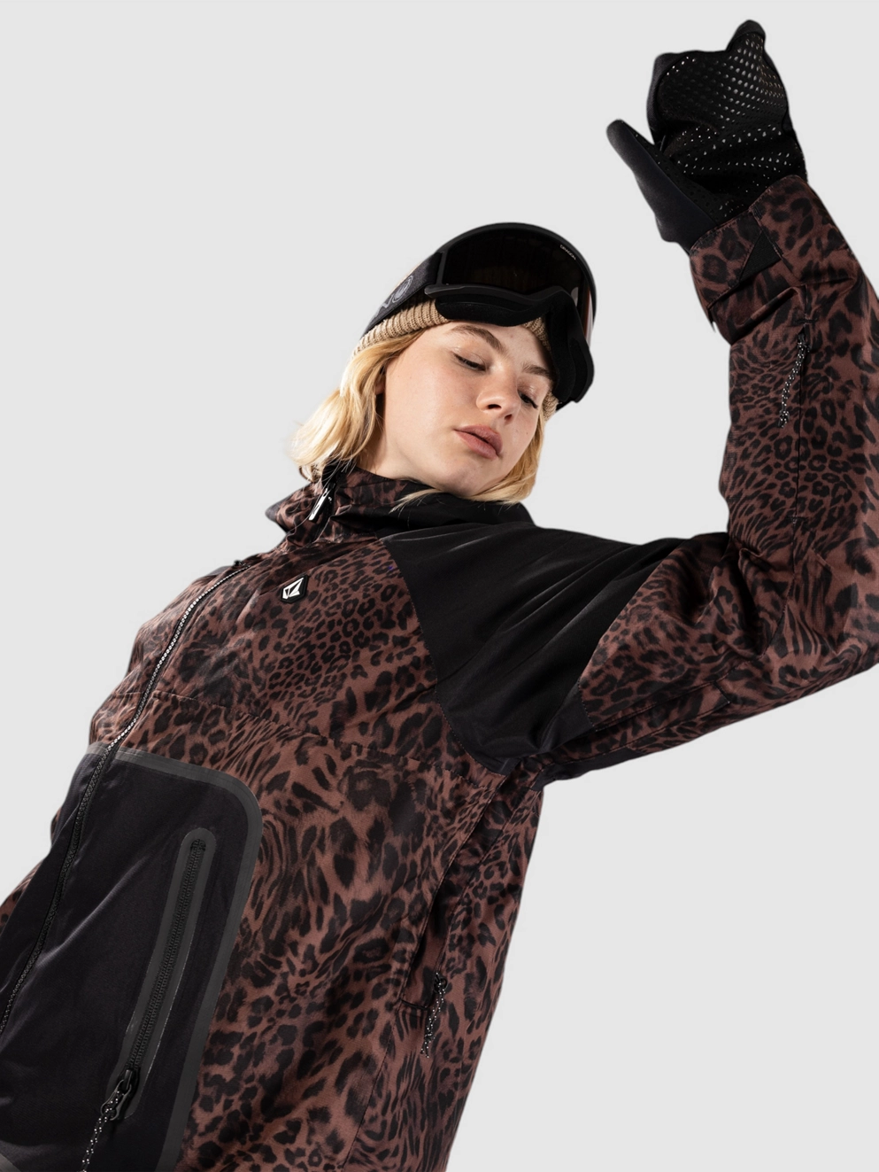 Volcom Revna 20K Shell Jacket leopard
