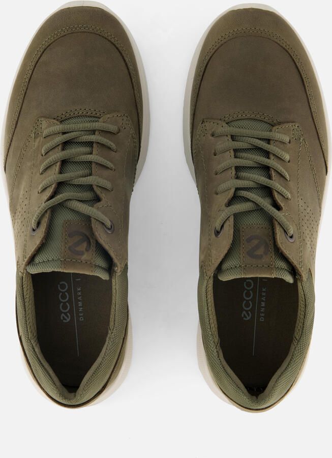 Ecco Sneakers Irving met witte loopzool vrijetijdsschoen lage schoen veterschoen