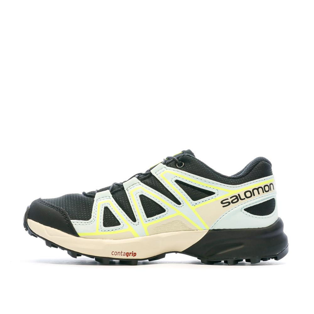 Salomon Chaussures de Trail Noir/Beige Junior Mixte Salomon Speedcross