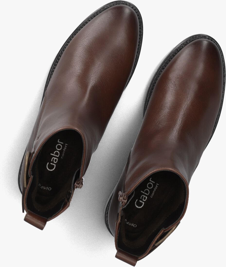 cognac gabor enkellaarsjes 702.3