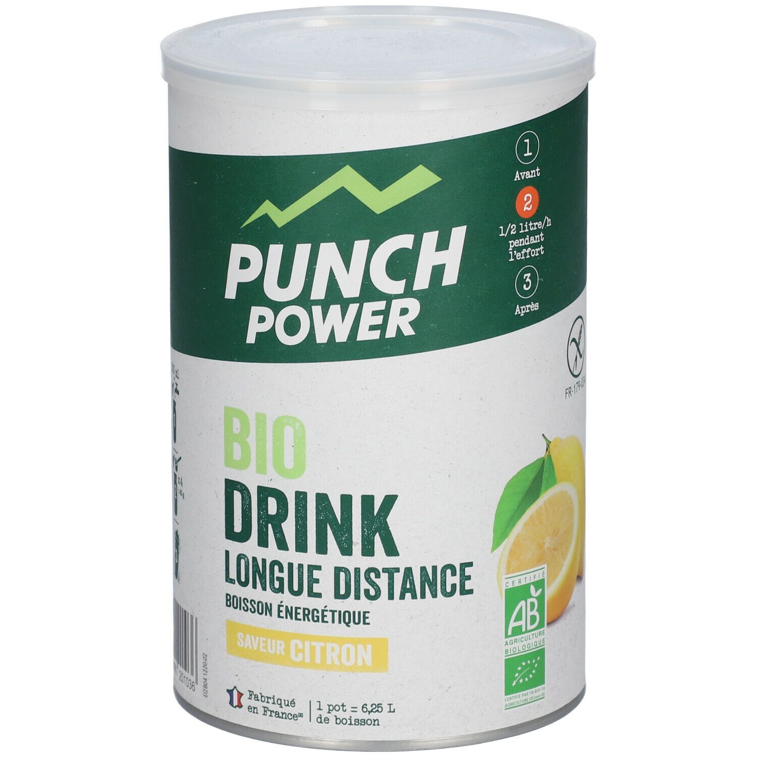 PUNCH POWER Biodrink Long Distance Zitrone Bio