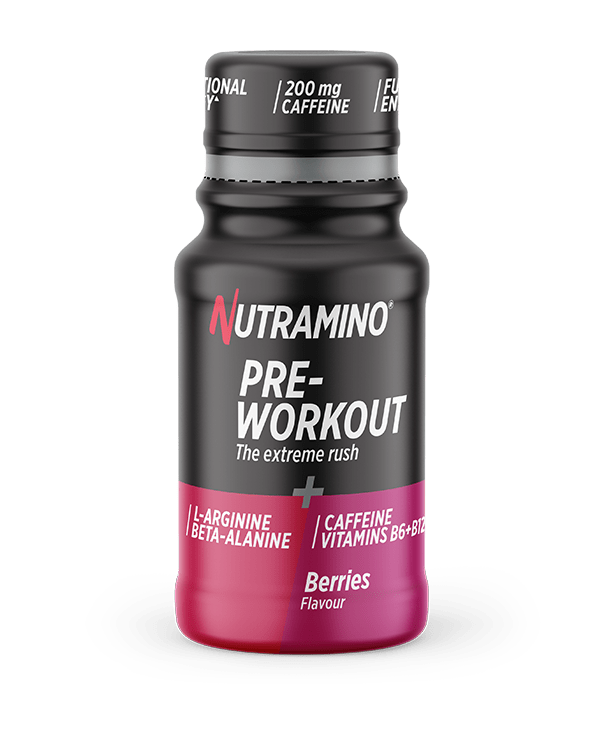 Nutramino +Pro Pre-Workout Shot Berries 60ml – 12 stk