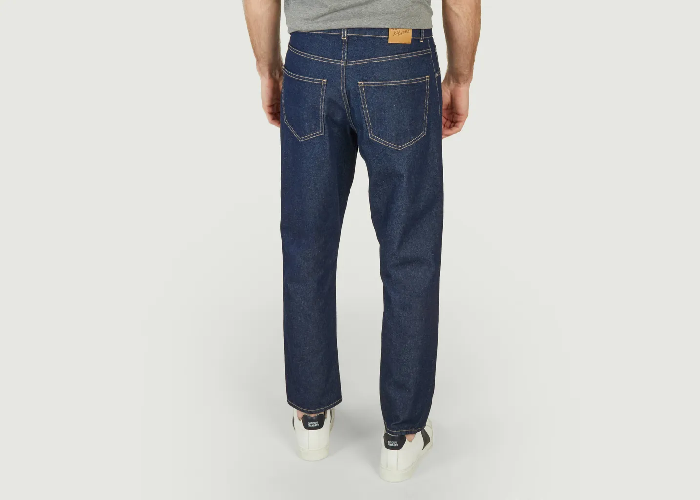 Jean Indigo Denim Maison Kitsuné