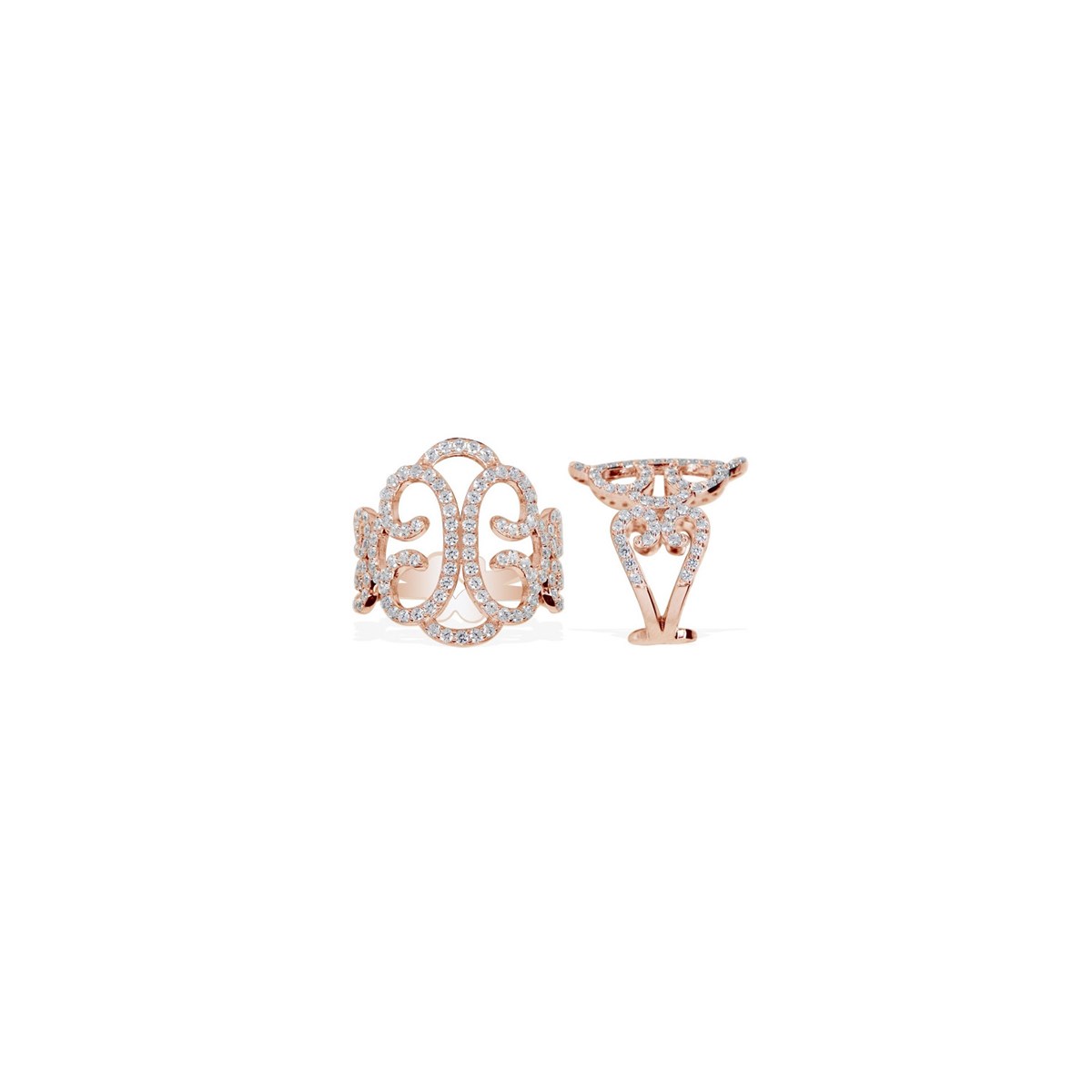 Bague APM argent rosécollection ensorcelée rose
