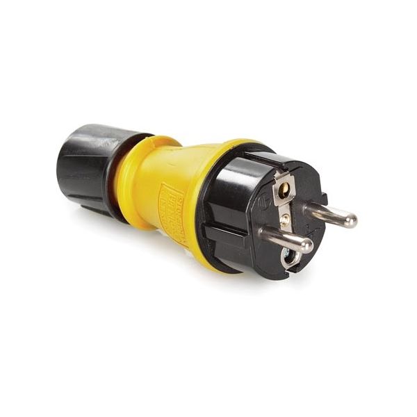 Velleman Ficha Macho para Exterior Pino Terra/Schuko Ip54 - E390YG