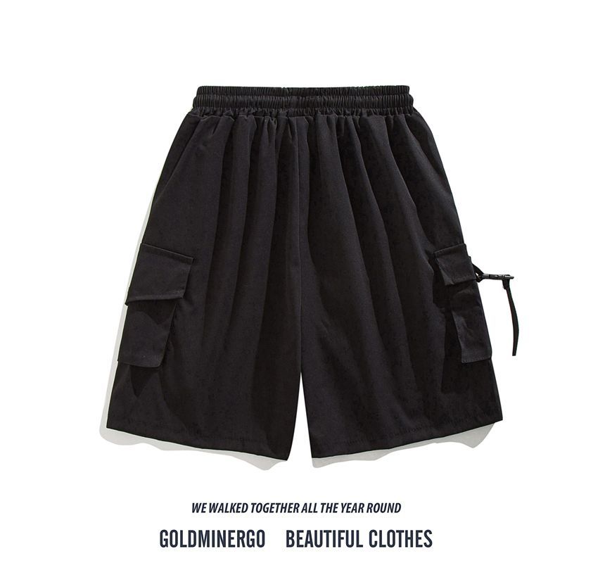 Yelmenor - Cargoshorts met trekkoordtaille en losse pasvorm