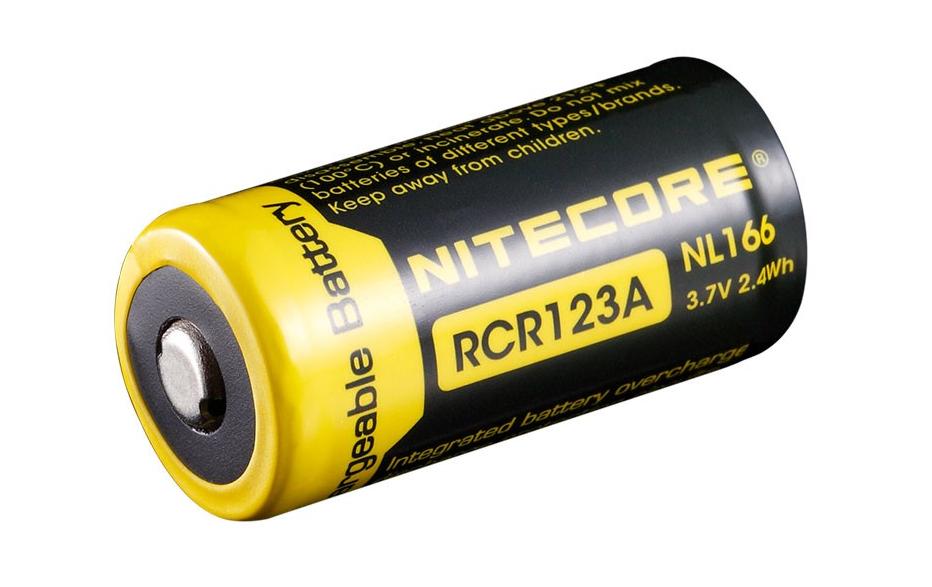 Akku NL166 Li-Ion Typ 16340 650 mAh, 1 StückGeschützter Li-Ion-Akku