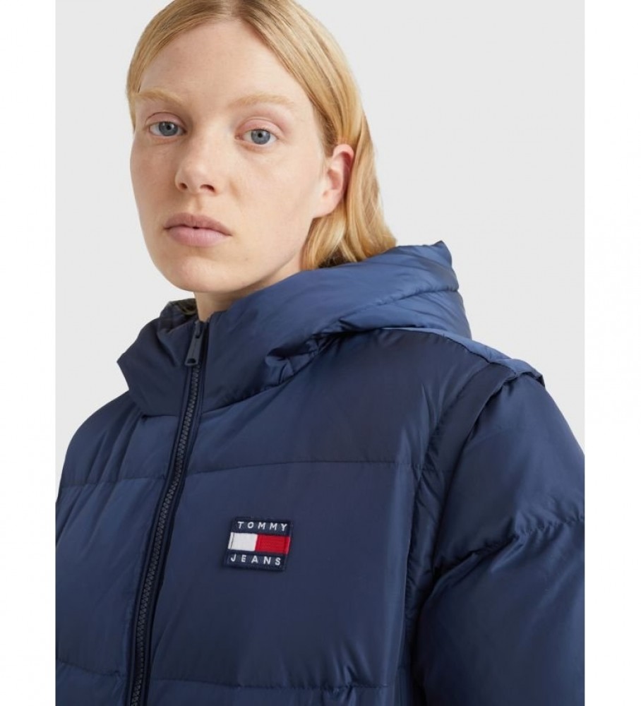 Tommy Jeans Abrigo de plumn Marinho acolchoado