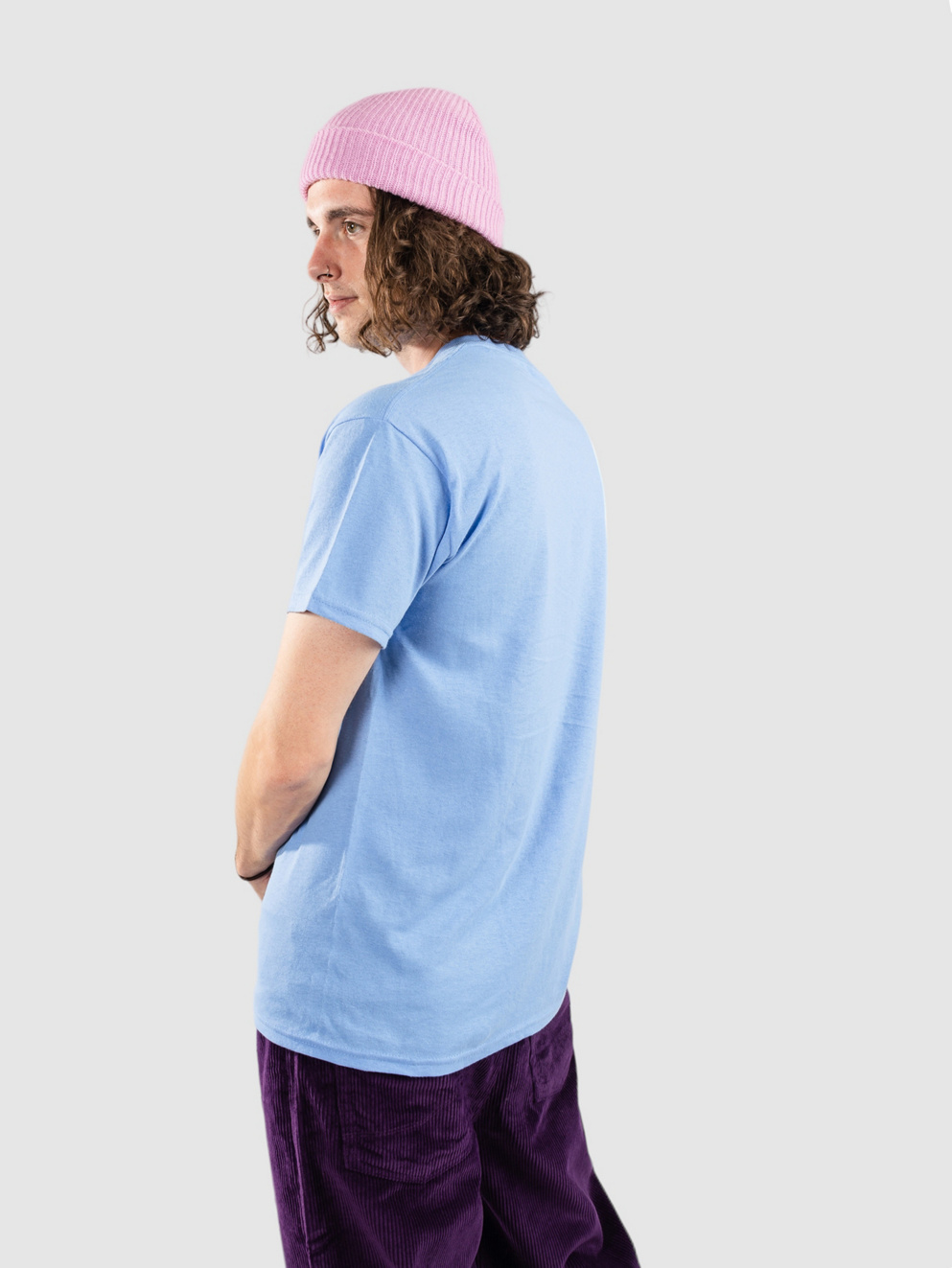 A.LAB Born To Croak T-Shirt stonewash blue