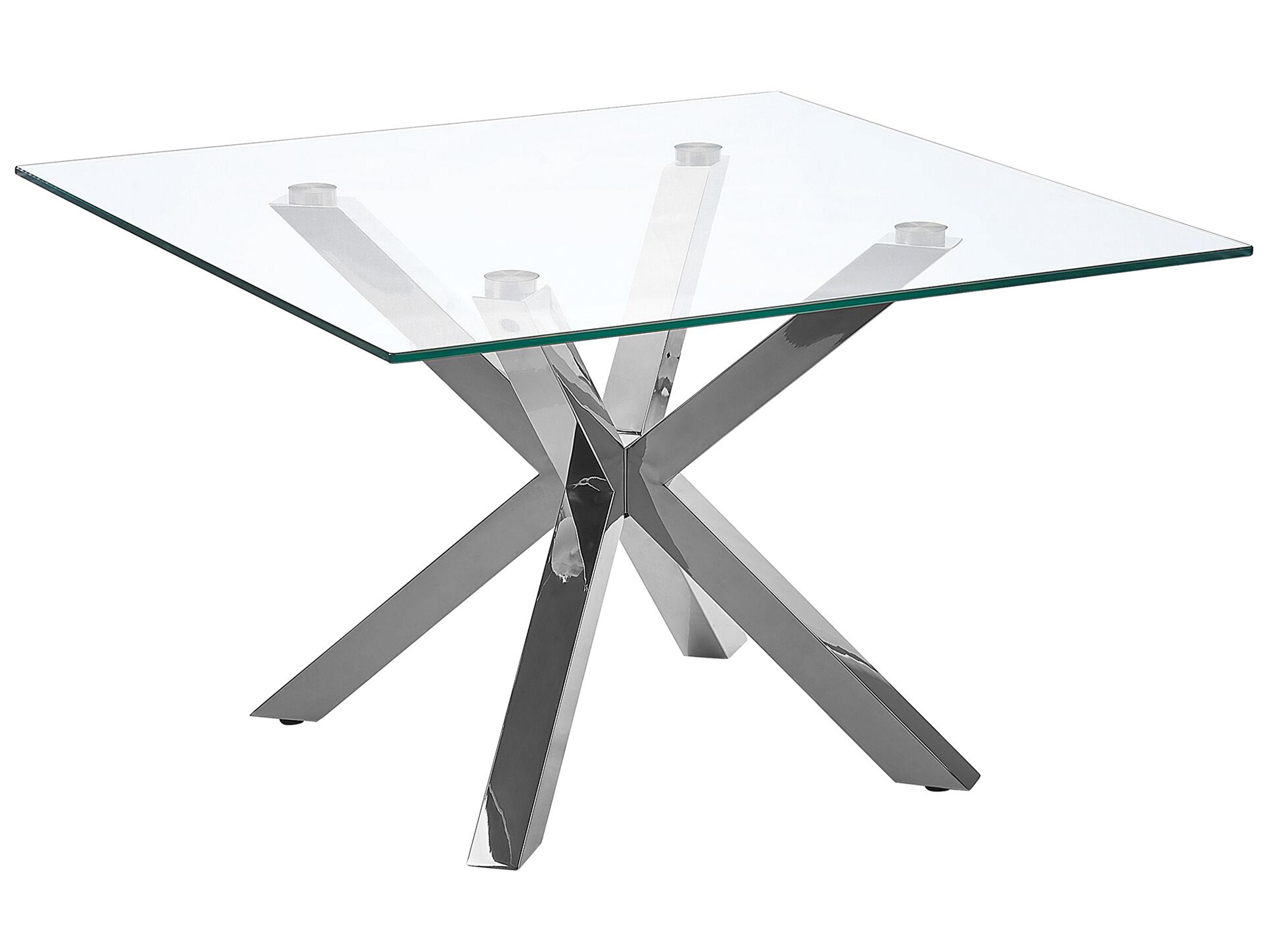 Salontafel STARLIGHT Veiligheidsglas Zilver