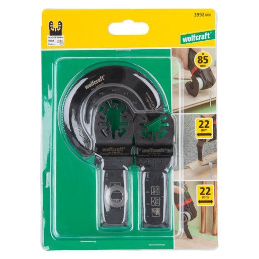 Wolfcraft Multitoolzaagbladenset 3-delig - 3992000