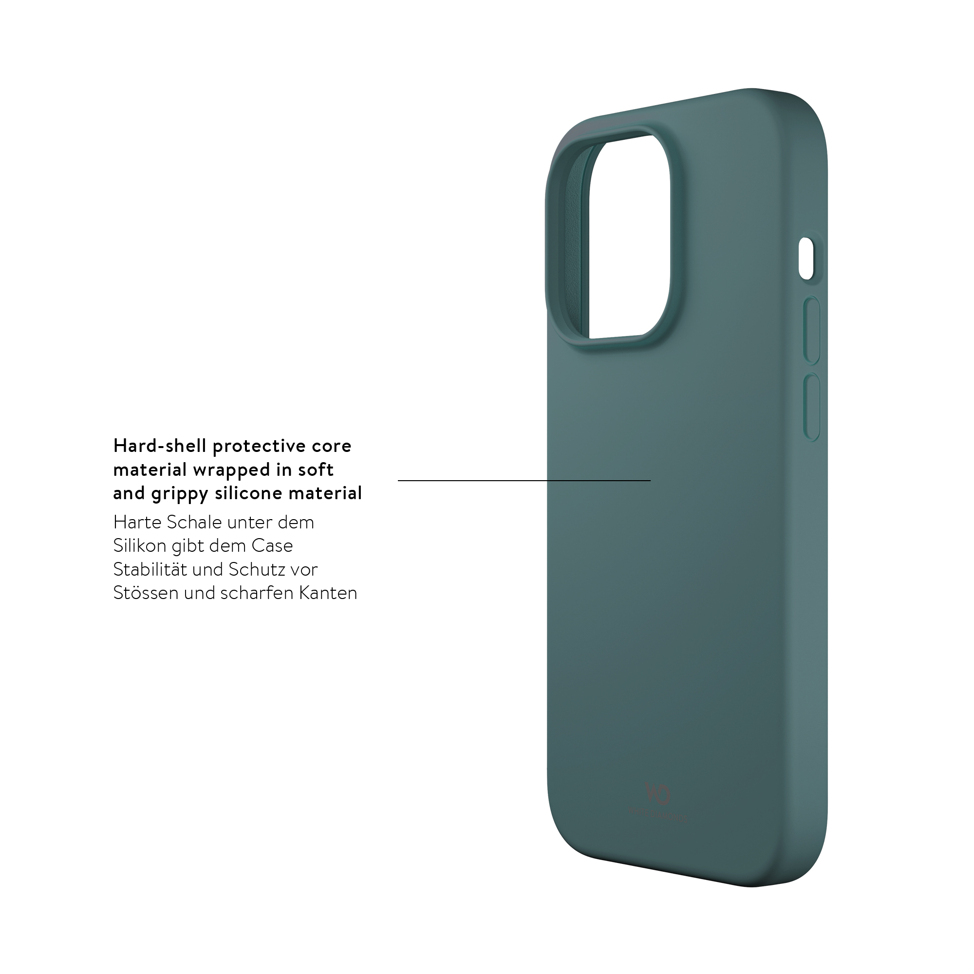iPhone 14 Pro Max Urban Case Silikon Cover Hülle (1507FIT43) - Petrol
