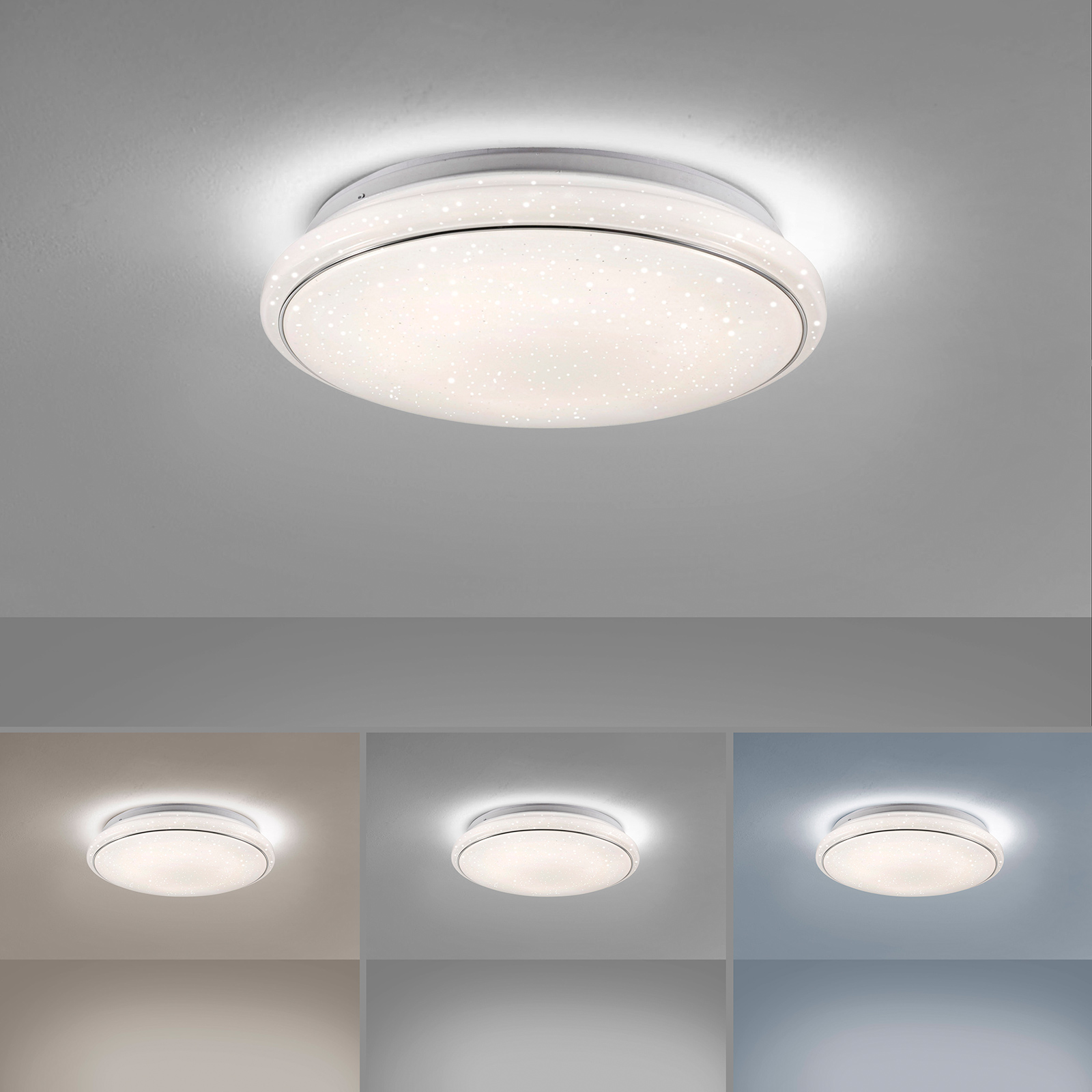 LED-Deckenleuchte - Sternhimmeloptik - 35 cm