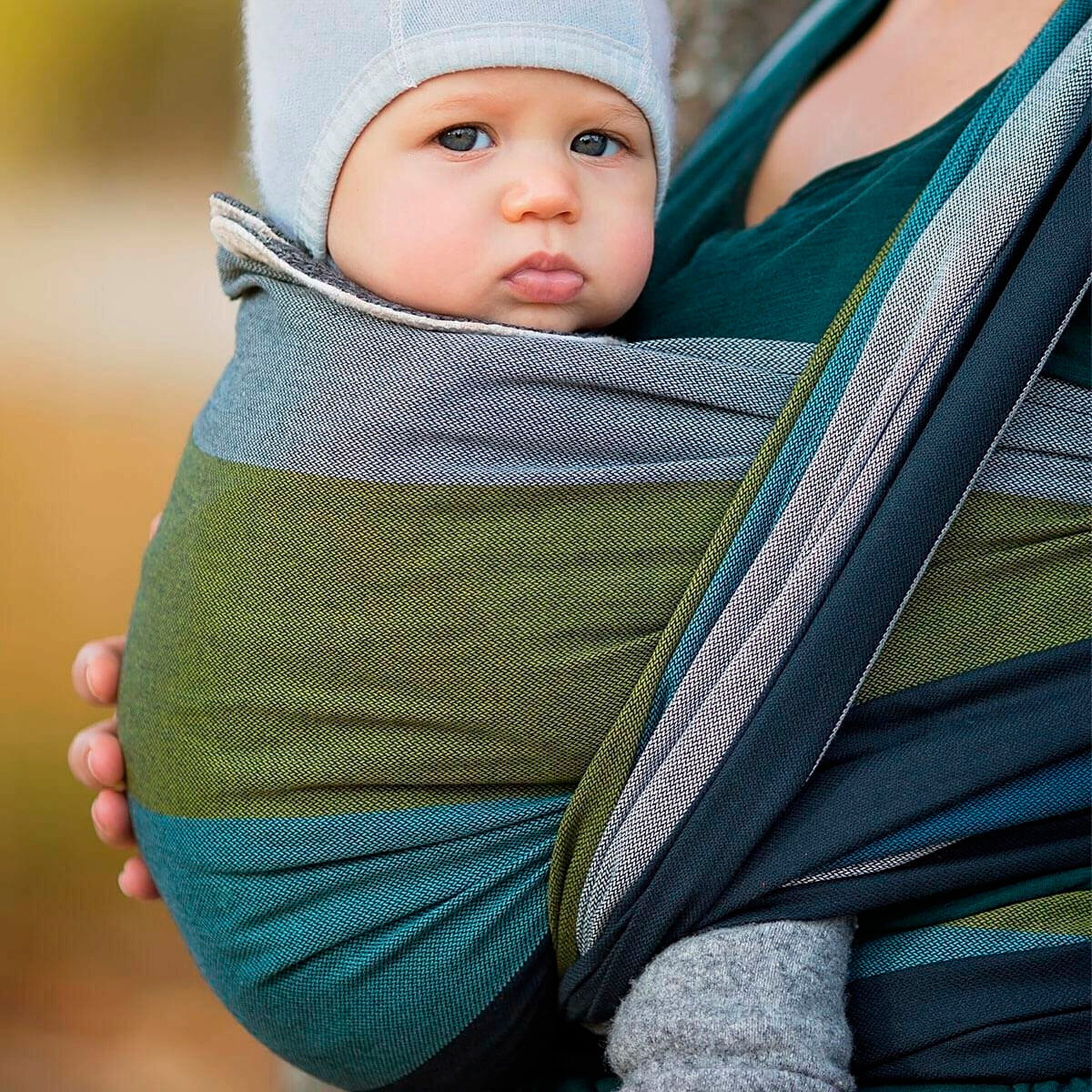 HOPPEDIZ® Babytragetuch Gewebtes Tragetuch Aberdeen