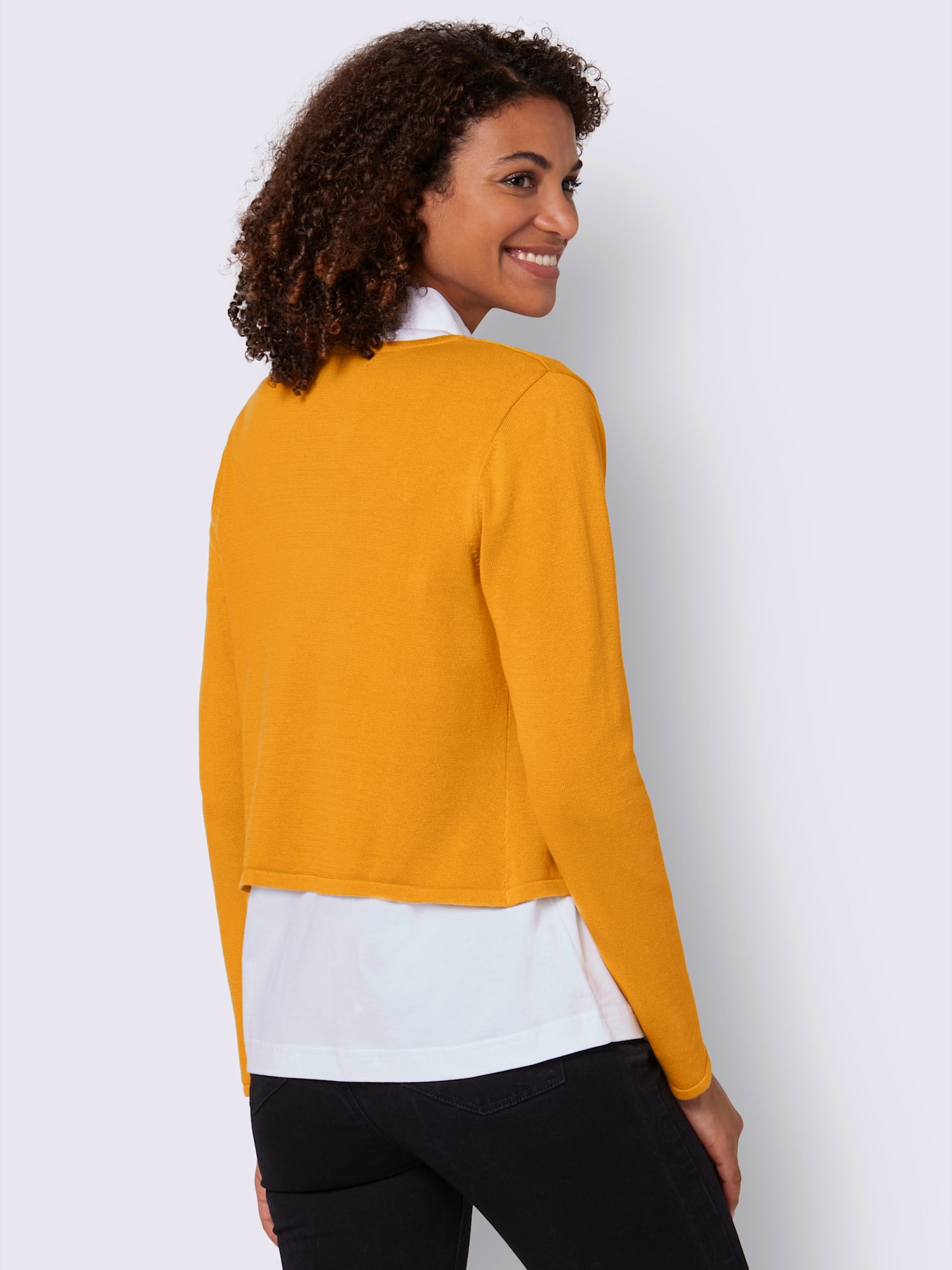 Boléro en tricot pur coton