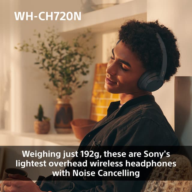 Sony WH-CH720N trådløse around-ear høretelefoner (pink)