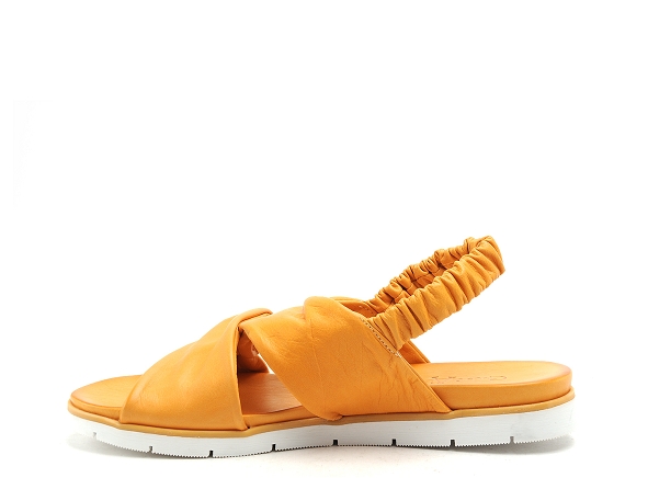 Coco abricot nu pieds plats femme migny orange