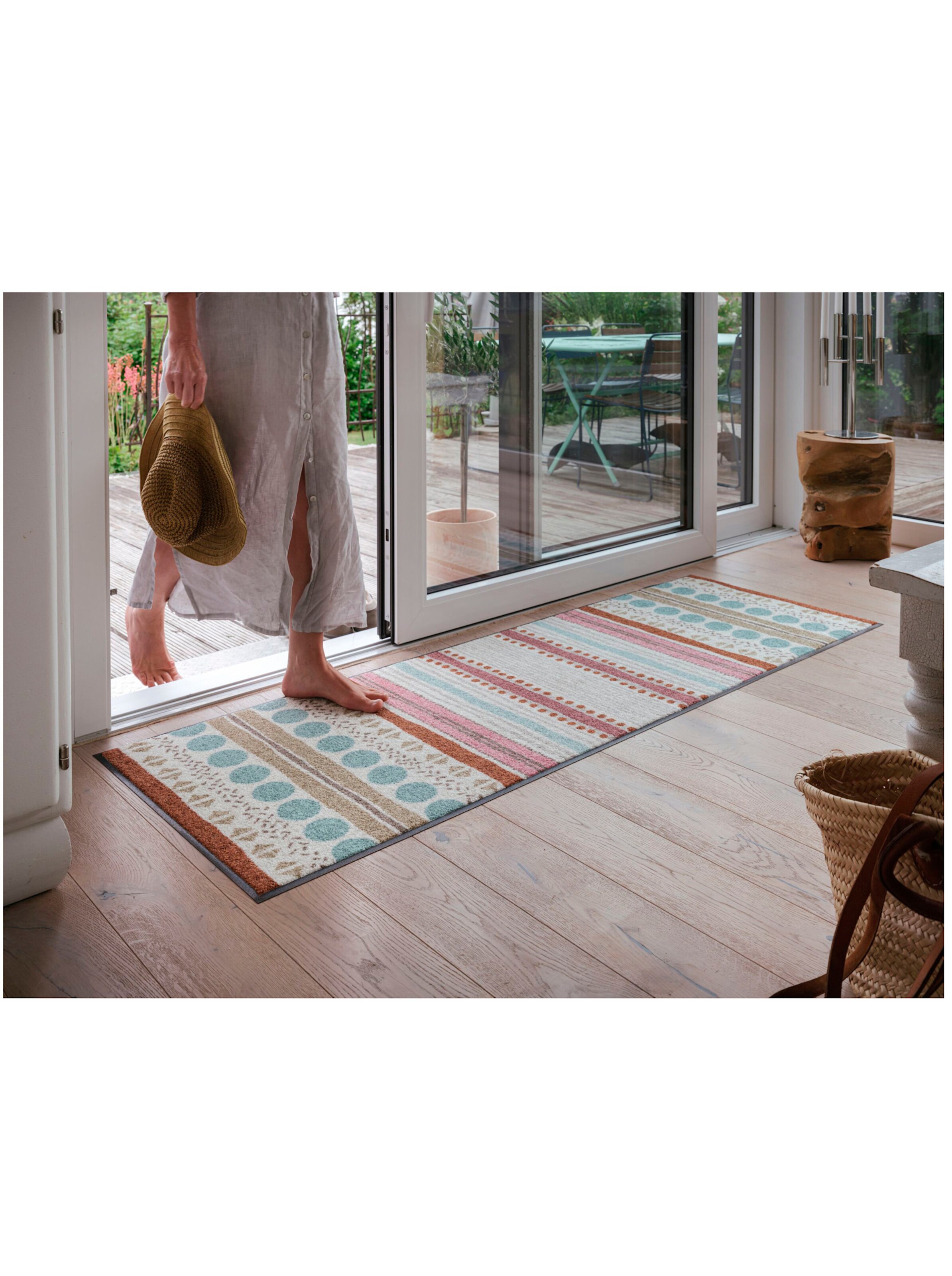 Salonloewe Fußmatte in ecru-bunt