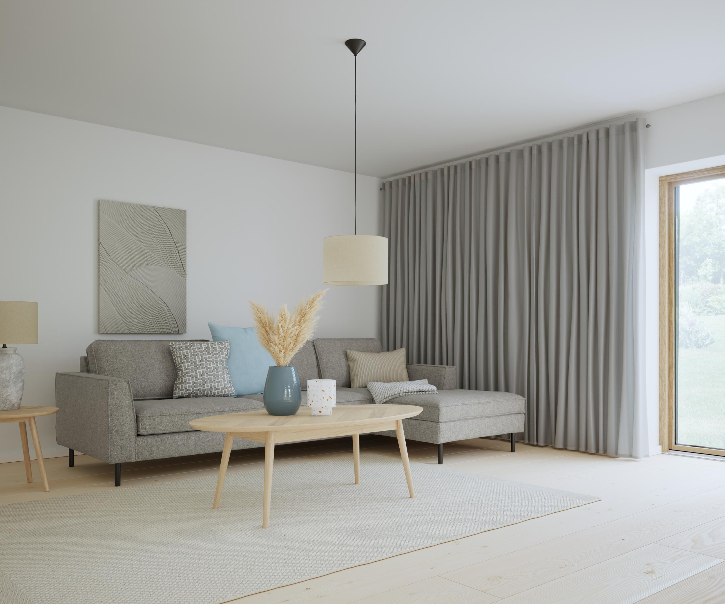 Scott højrevendt sofa med chaiselong