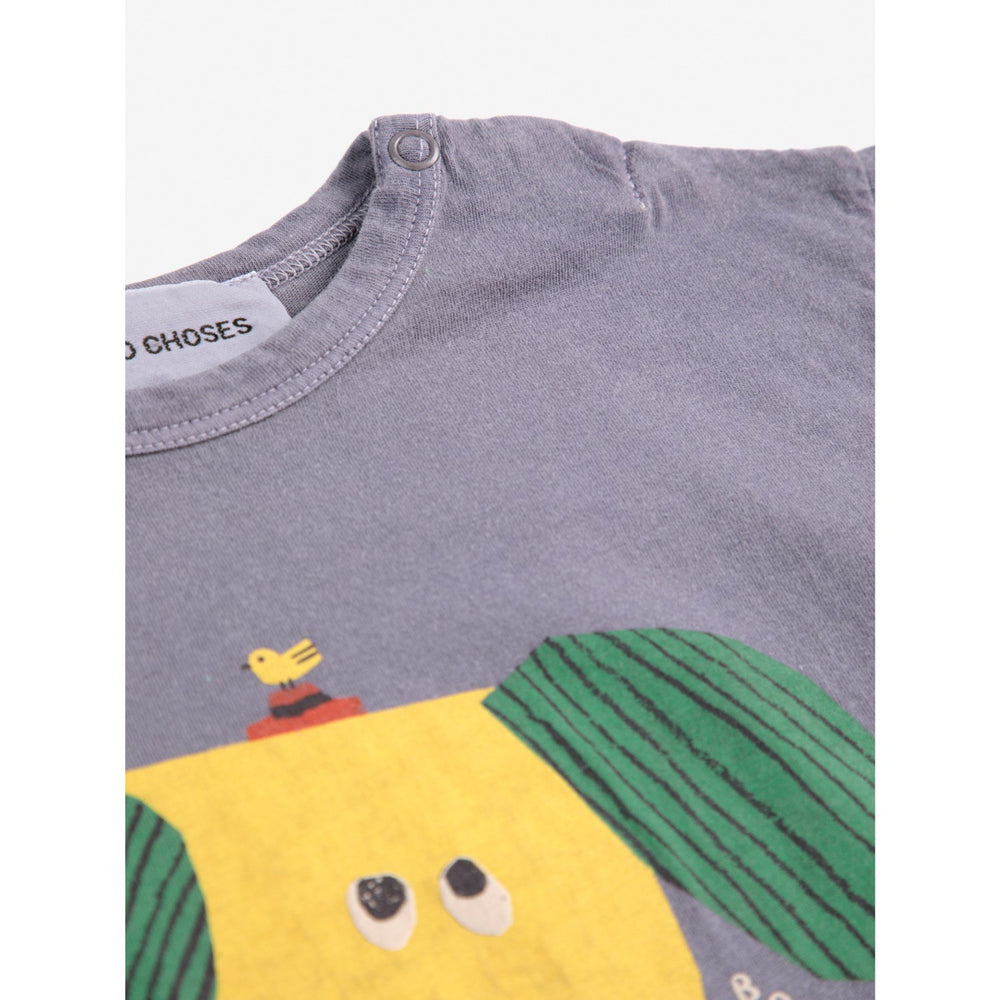 Køb Bobo Choses Navy Blue Happy Dog Bluse