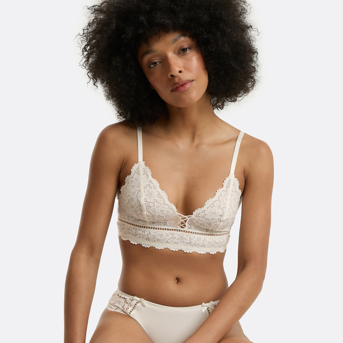 COLEÇÕES LA REDOUTE<br>Soutien sem aro Signature, GIROFLE