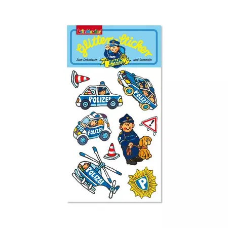 Lutz Mauder Glitter-Sticker Paul der Polizist 2